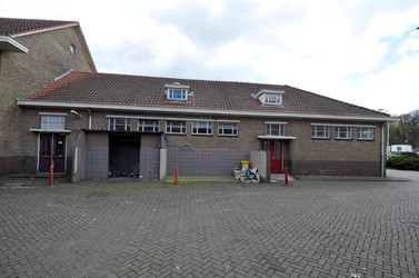 <p>Noordgevel van het rechter deel van de zuidgevel.</p>
